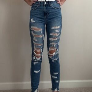 American Eagle Stretch Distressed Jeans
